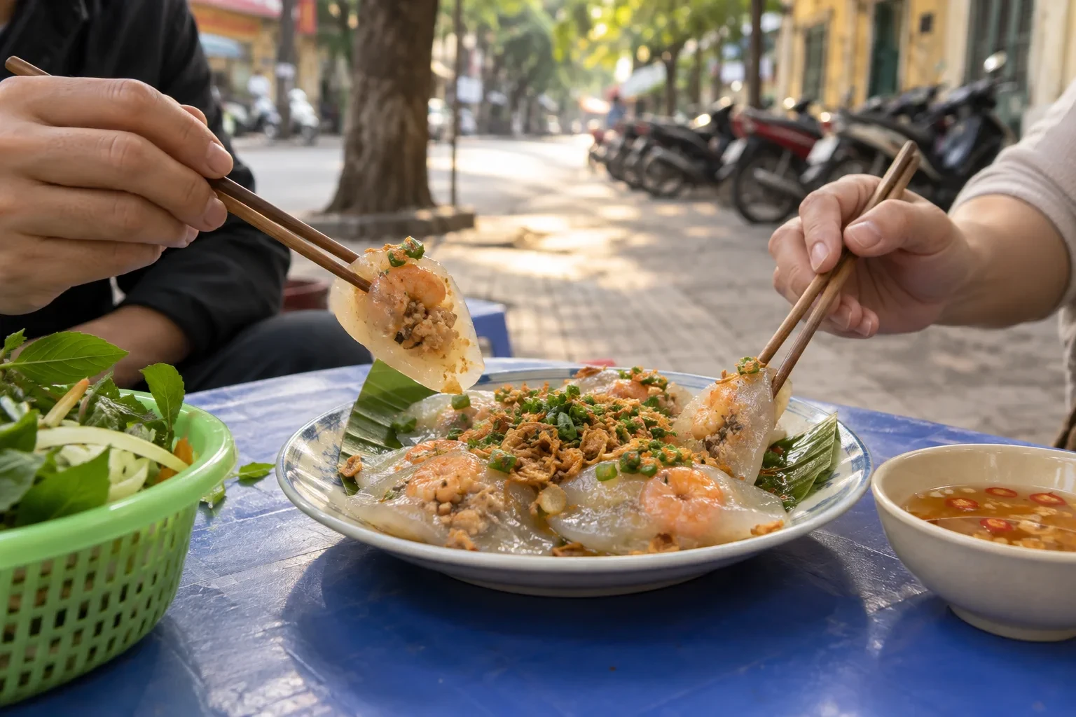 Minh họa bánh bèo Vinh